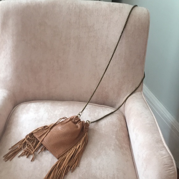 Cute brown fringe bag from Target - Picture 2 of 7